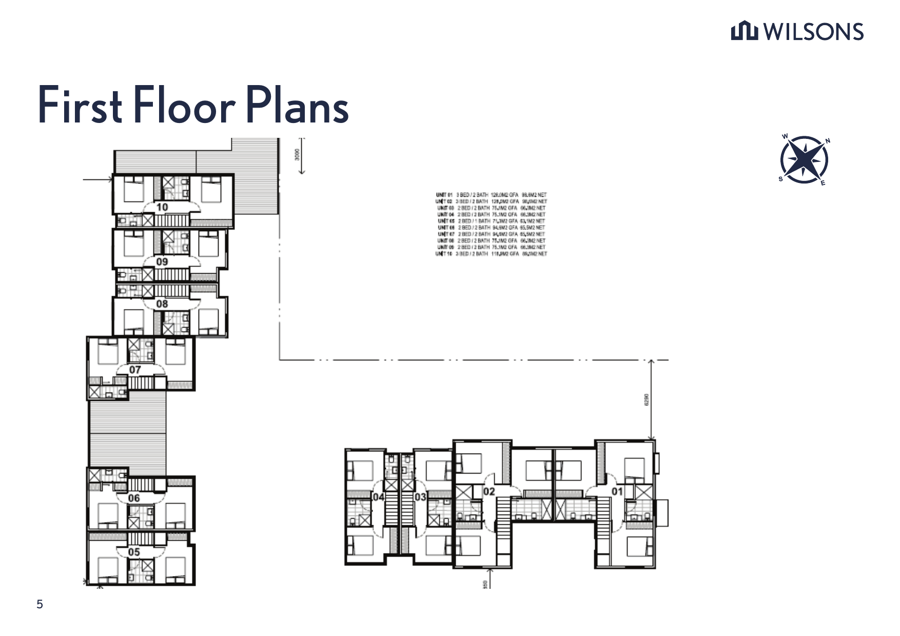 First floor plans