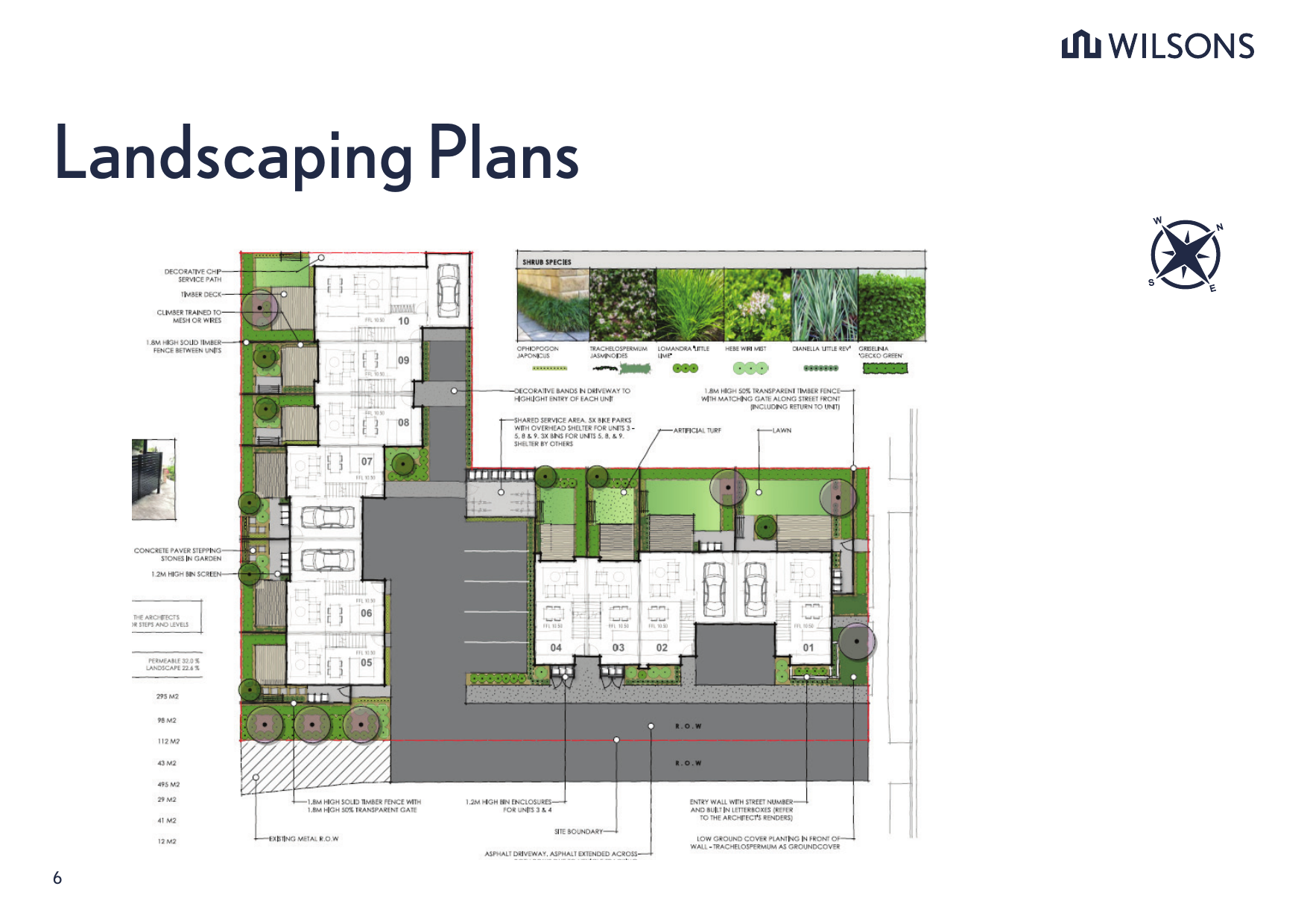 Landscaping plan